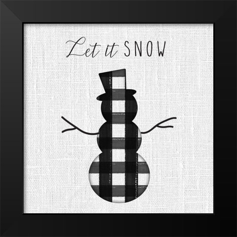 Winter Wonder IV Black Modern Wood Framed Art Print by Hartworks