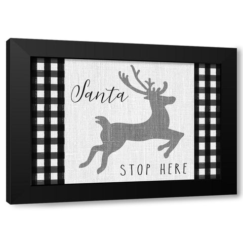 Winter Wonder landscape I Black Modern Wood Framed Art Print with Double Matting by Hartworks