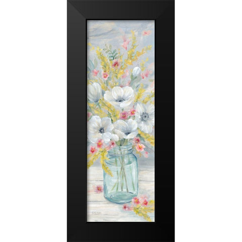 Farmhouse Bouquet vertical I Black Modern Wood Framed Art Print by Coulter, Cynthia