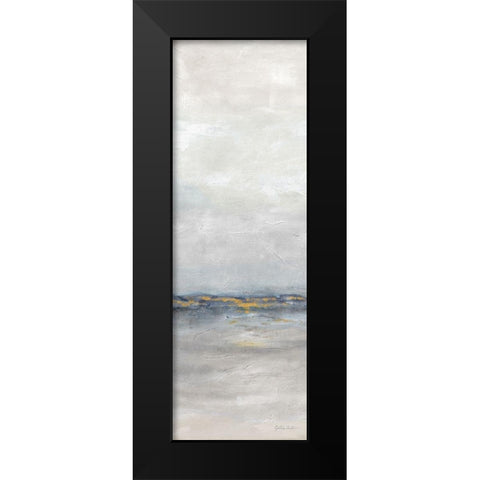 Crystal Gray Bay panel I Black Modern Wood Framed Art Print by Coulter, Cynthia
