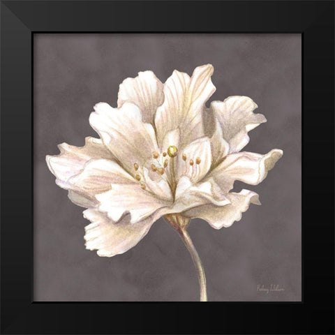 Cream Willow Blossom I Black Modern Wood Framed Art Print by Wilson, Kelsey