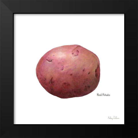 Organic Potatoes II Black Modern Wood Framed Art Print by Wilson, Kelsey