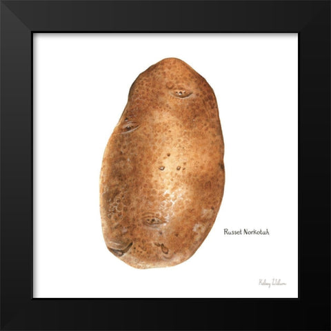 Organic Potatoes III Black Modern Wood Framed Art Print by Wilson, Kelsey