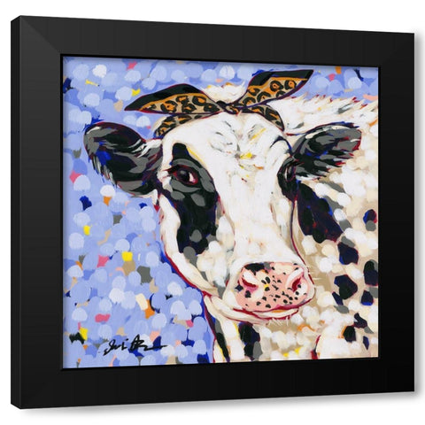 Betty Black Modern Wood Framed Art Print with Double Matting by Augustine, Jodi