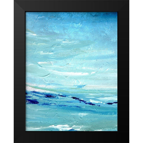 Oceanside View II Black Modern Wood Framed Art Print by Chapman, Marcy