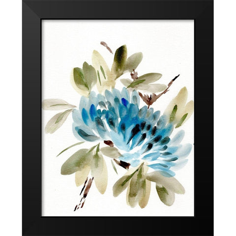 Farmhouse Florals VI Black Modern Wood Framed Art Print by Chapman, Marcy