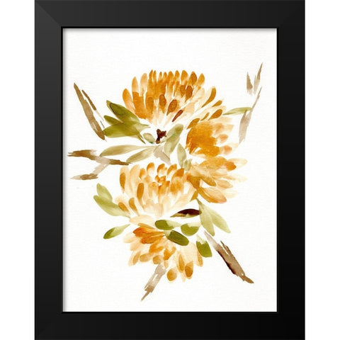 Farmhouse Florals VII Black Modern Wood Framed Art Print by Chapman, Marcy