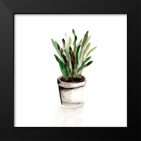Potted Botanicals III Black Modern Wood Framed Art Print by Chapman, Marcy