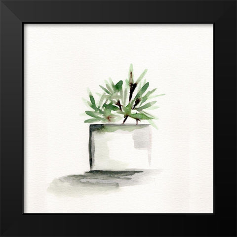 Potted Botanicals IV Black Modern Wood Framed Art Print by Chapman, Marcy