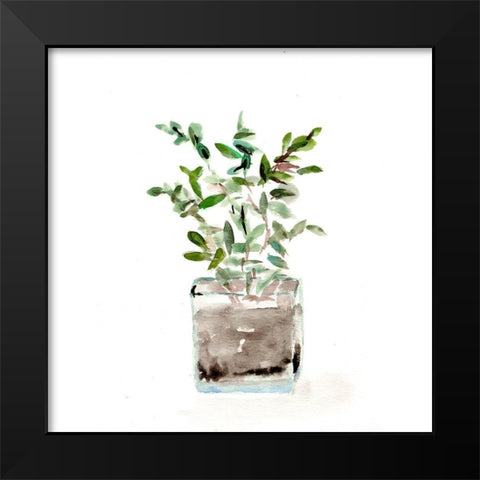 Potted Botanicals V Black Modern Wood Framed Art Print by Chapman, Marcy