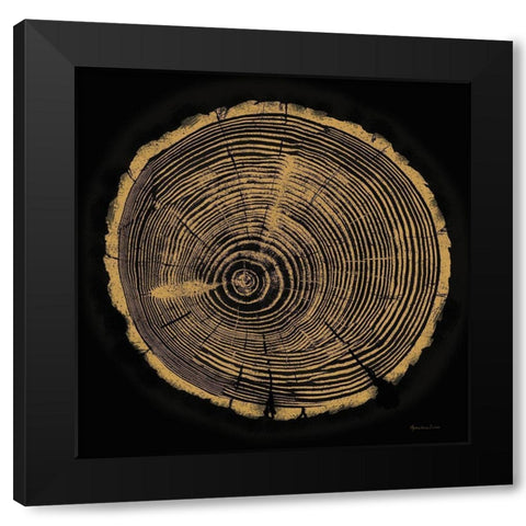 Tree Trunk I Black Modern Wood Framed Art Print with Double Matting by Cusson, Marie Elaine