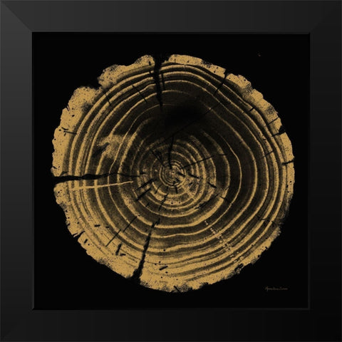Tree Trunk II Black Modern Wood Framed Art Print by Cusson, Marie Elaine