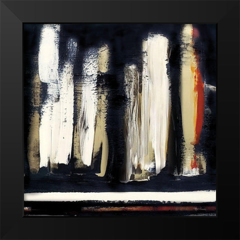 Modern Abstract III Black Modern Wood Framed Art Print by Cusson, Marie Elaine