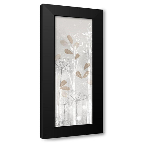 Golden Forest panel II Black Modern Wood Framed Art Print by Northern Lights