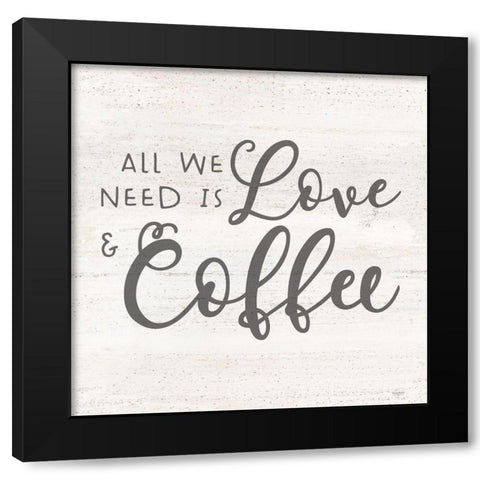 Coffee Kitchen Humor III-Coffee Black Modern Wood Framed Art Print with Double Matting by Reed, Tara