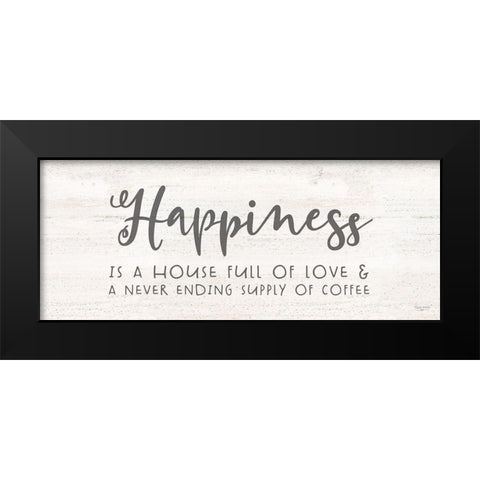 Coffee Kitchen Humor panel III-Supply Black Modern Wood Framed Art Print by Reed, Tara