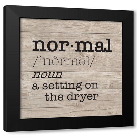 Laundry Room Humor II-Normal Black Modern Wood Framed Art Print by Reed, Tara