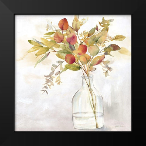 Eucalyptus Vase spice I Black Modern Wood Framed Art Print by Coulter, Cynthia
