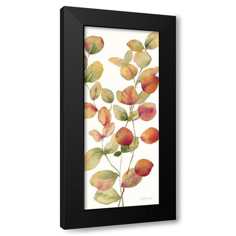 Fall Botanical Panel I Black Modern Wood Framed Art Print by Coulter, Cynthia