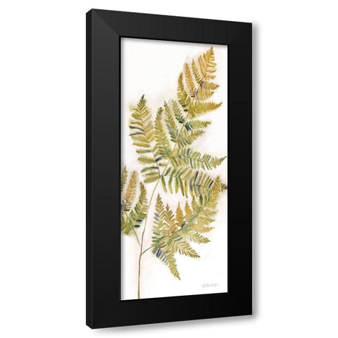 Fall Botanical Panel III Black Modern Wood Framed Art Print by Coulter, Cynthia