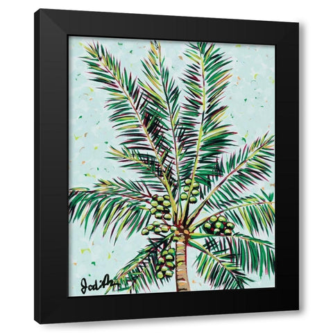 Palmtop I Black Modern Wood Framed Art Print by Augustine, Jodi