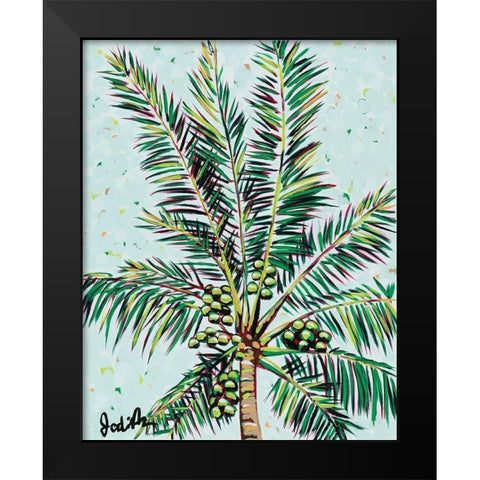 Palmtop I Black Modern Wood Framed Art Print by Augustine, Jodi
