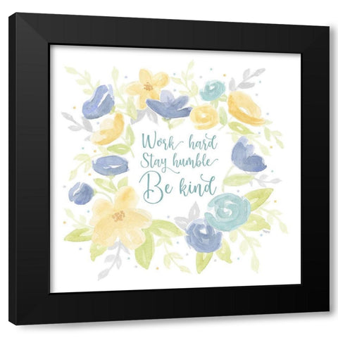 Kellys Garden II-Be Humble Black Modern Wood Framed Art Print with Double Matting by Reed, Tara