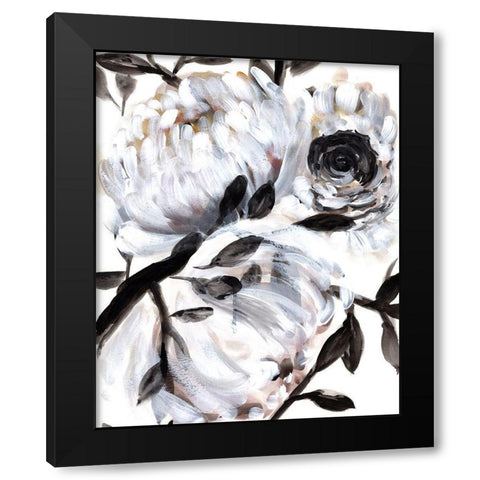 Farmhouse White Bush II Black Modern Wood Framed Art Print by Chapman, Marcy