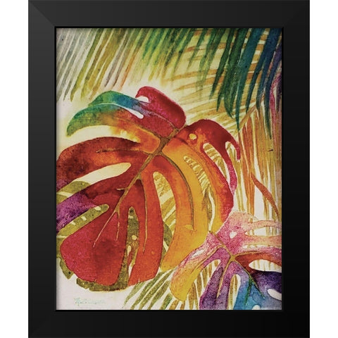 Tropic Botanicals IV Black Modern Wood Framed Art Print by Cusson, Marie Elaine