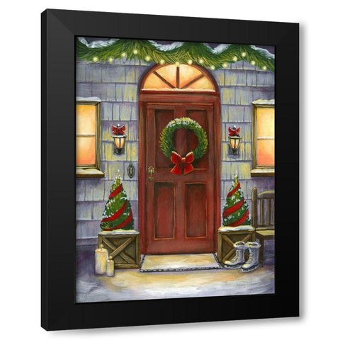 Cheery Threshold I Black Modern Wood Framed Art Print by Wilson, Kelsey
