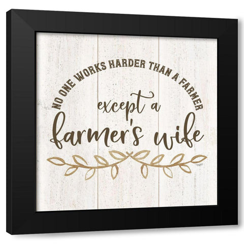 Farm Life VI-Farmers Wife Black Modern Wood Framed Art Print with Double Matting by Reed, Tara