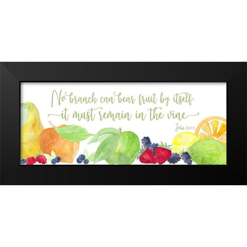 Fruit of the Spirit panel II-Vine Black Modern Wood Framed Art Print by Reed, Tara