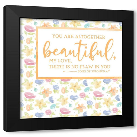 Girl Inspiration I-Beautiful Black Modern Wood Framed Art Print by Reed, Tara