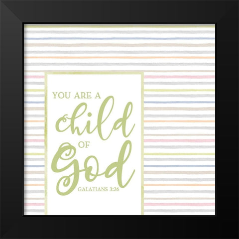 Girl Inspiration II-Child of God Black Modern Wood Framed Art Print by Reed, Tara