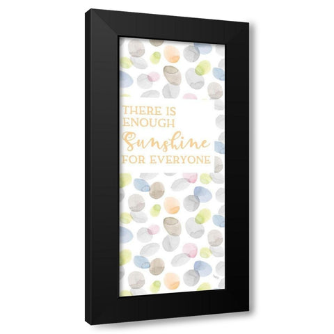 Girl Inspiration vertical IV-Sunshine Black Modern Wood Framed Art Print by Reed, Tara