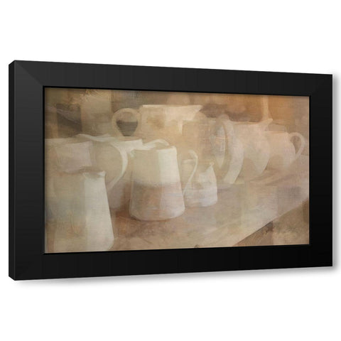 Neutral Vessels Black Modern Wood Framed Art Print with Double Matting by Bay, Noah