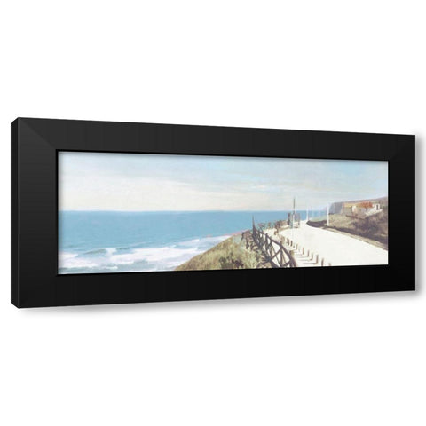 Clifftop  Cottage Black Modern Wood Framed Art Print with Double Matting by Bay, Noah