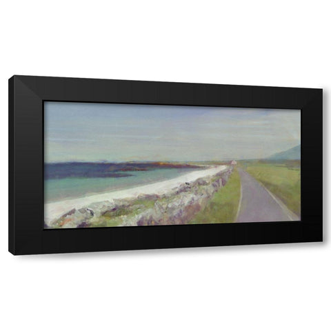 Scottish  Road Black Modern Wood Framed Art Print by Bay, Noah