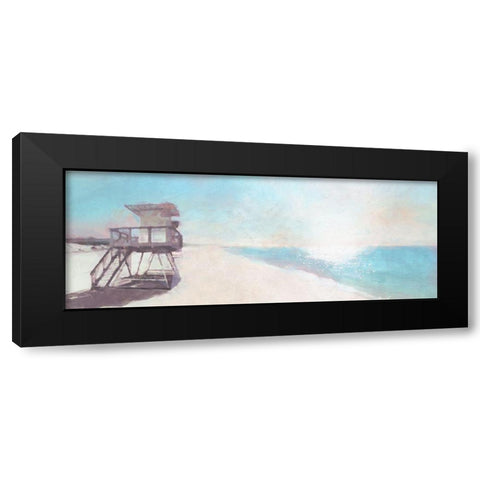 Solitary  Hut Black Modern Wood Framed Art Print by Bay, Noah