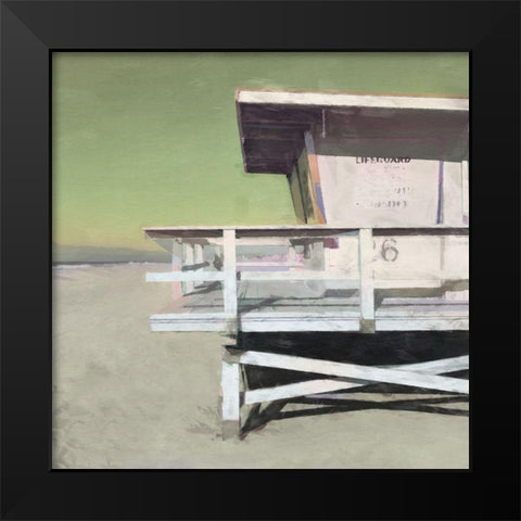 California  Rescue Black Modern Wood Framed Art Print by Bay, Noah