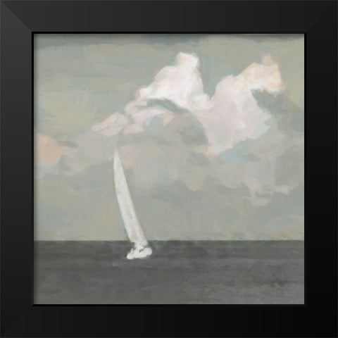 Force Black Modern Wood Framed Art Print by Bay, Noah