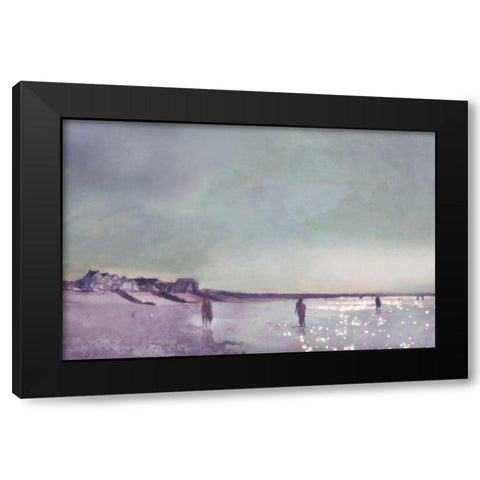 Whitstable  Sun Black Modern Wood Framed Art Print with Double Matting by Bay, Noah