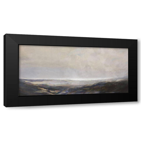 Distant  Sea Black Modern Wood Framed Art Print by Bay, Noah