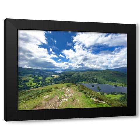 Highlands Black Modern Wood Framed Art Print with Double Matting by Bay, Noah