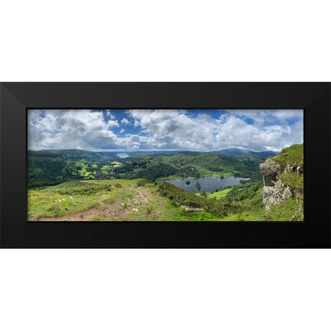 From  the Top Black Modern Wood Framed Art Print by Bay, Noah