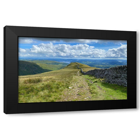 Looking  Ahead Black Modern Wood Framed Art Print by Bay, Noah