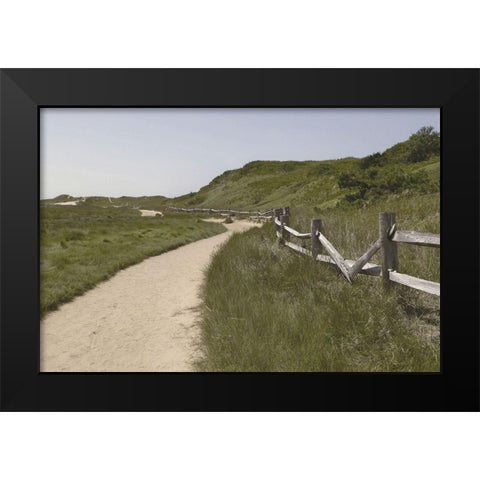 High  Road I Black Modern Wood Framed Art Print by Grafitee Studios