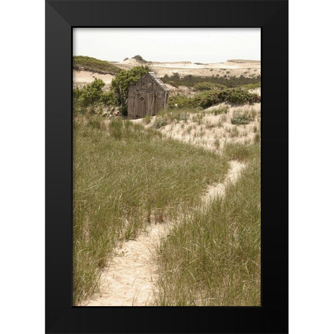 High  Road II Black Modern Wood Framed Art Print by Grafitee Studios