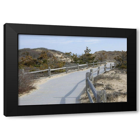 High  Road III Black Modern Wood Framed Art Print with Double Matting by Grafitee Studios