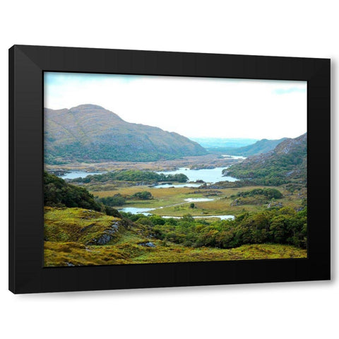 Ladies  View Black Modern Wood Framed Art Print with Double Matting by Grafitee Studios